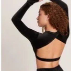 Niyama Sol Long Sleeve Bra Crop Top NWT size large